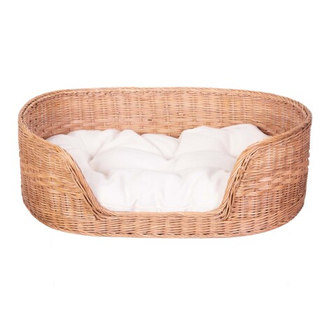 CAMA CESTO RATTAN NATURAL-BEIGE MASCOTAS