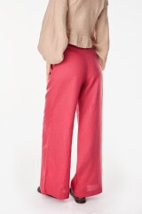 Pantalon Lino Soft Terracota