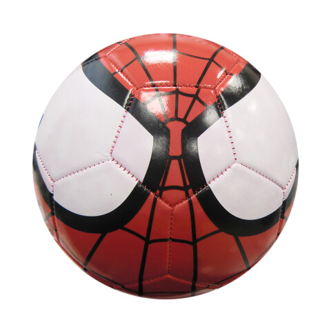 Pelota Infantil Fútbol N°5 Spiderman Rojo