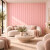 Pack x20 Wpc Simil Madera Wall Panel Lambrin 2.90x16.7 Rosa 1