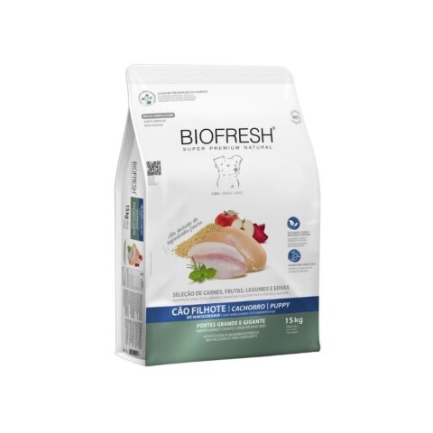 BIOFRESH PERRO CACHORRO RAZA GRANDE 15KG BIOFRESH PERRO CACHORRO RAZA GRANDE 15KG