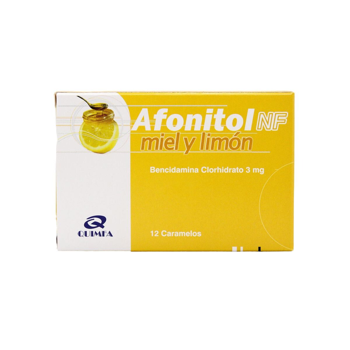 AFONITOL NF MIEL Y LIMON CJ X 12 CARAMEL 