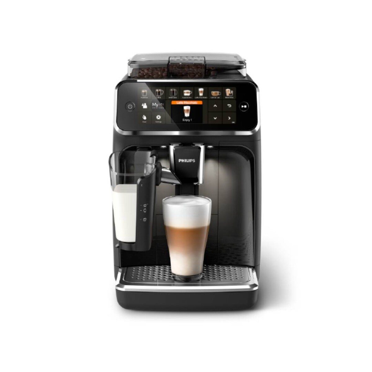 Cafetera Expreso Philips Automática Sistema LatteGo - Negro 