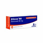 ETICOX 90 CJ X 20 COMPR. RECUB. única