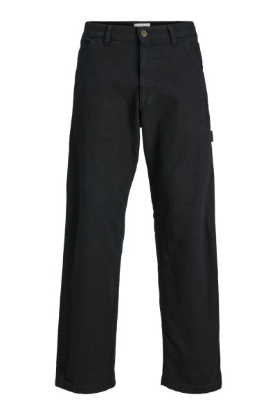 Pantalón Teddie Detalle Carpintero Black