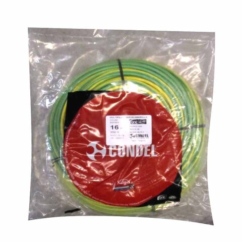 CABLE MULTIFILAR 16.00MM2 VERDE/AMARILLO CONDEL CABLE MULTIFILAR 16.00MM2 VERDE/AMARILLO CONDEL
