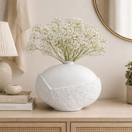 DECORACION CLAY Blanco - Medium