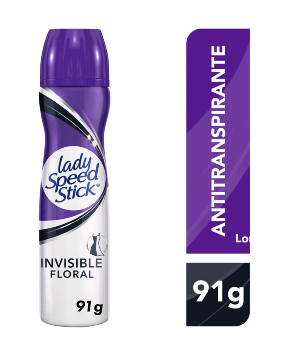 LADY SPEED STICK DESODORANTE AEROSOL WOMEN INVISIBLE FLORAL 150ml 