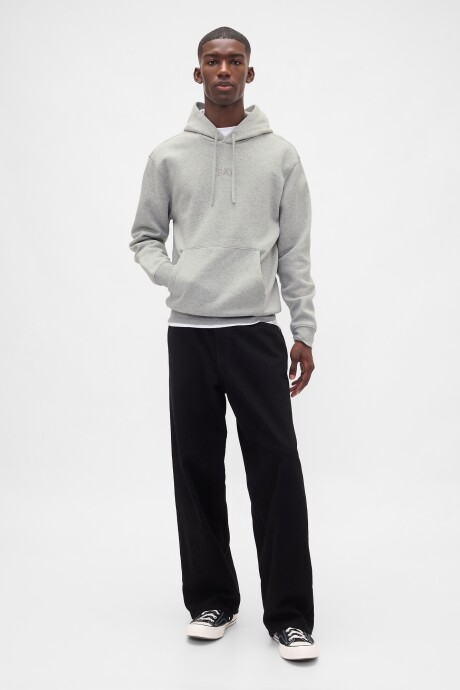 Canguro Mini Logo Gap Hombre Heather Grey