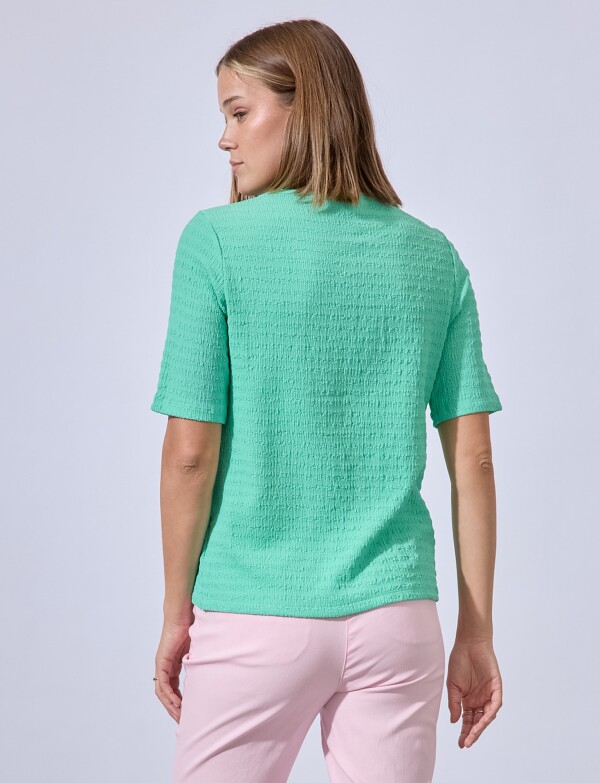 Remera Texturada VERDE