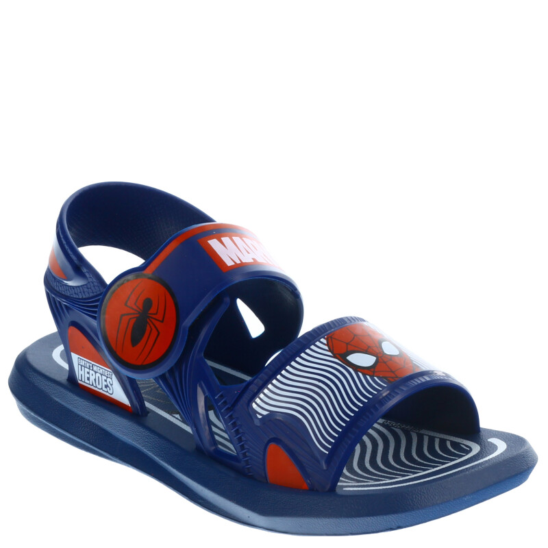 Sandalia de Niños Marvel Brave SpiderMan Inf Azul - Rojo