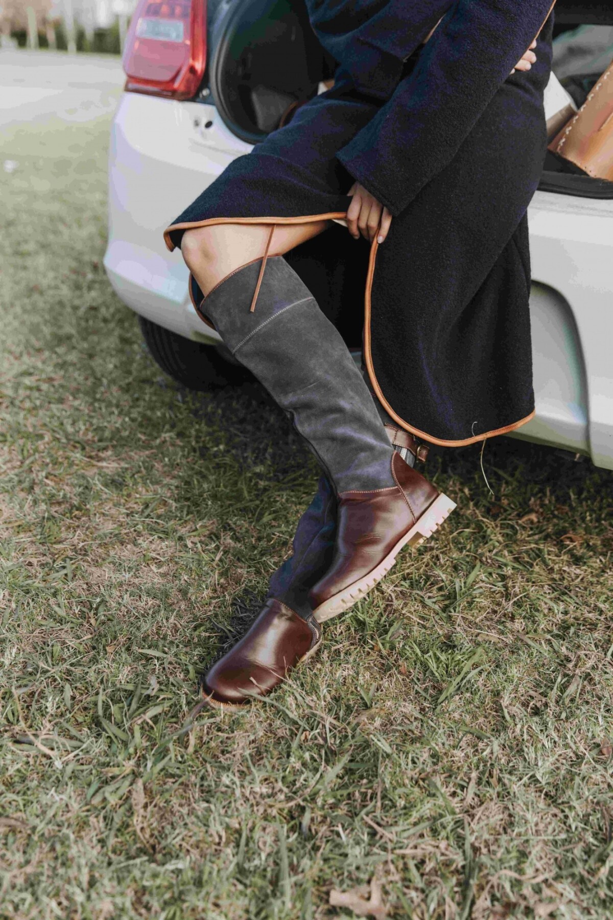 Cuatro Estaciones Combinadas Azul Con Chocolate