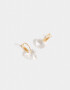 Aros Argollas Strass Corazón Argollas Con Corazón - Dorado