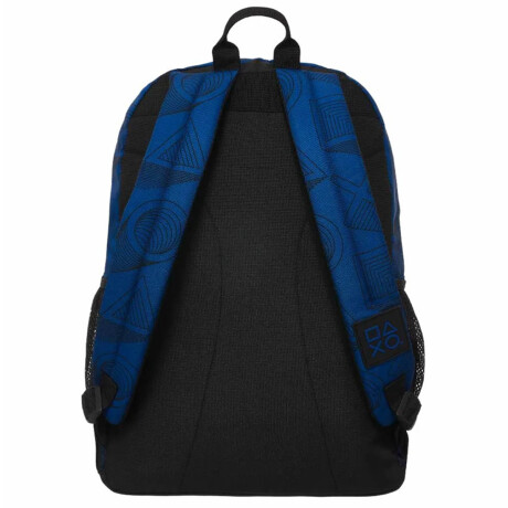 Mochila Escolar Playstation 40Cm Joystick Original Azul Negro
