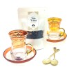 Set de té para dos personas vip color Naranja