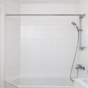 Barrote Palo Para Cortina 70-120Cm PLATA