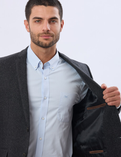 SACO SPORT DE LANA Gris