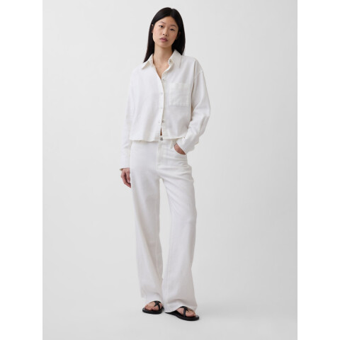 LINEN 5PKT PANT NEW OFF WHITE V2