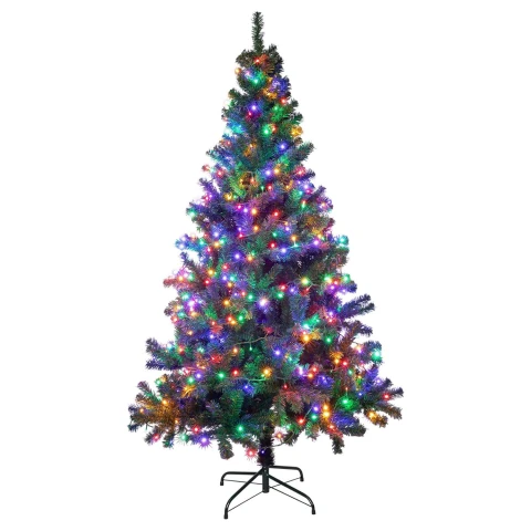 Arbol Navidad Verde Luces Smart Led Base Metal Premium 180cm Arbol Navidad Verde Luces Smart Led Base Metal Premium 180cm