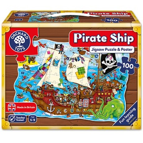 Puzzle de 100 piezas Barco Pirata Puzzle de 100 piezas Barco Pirata