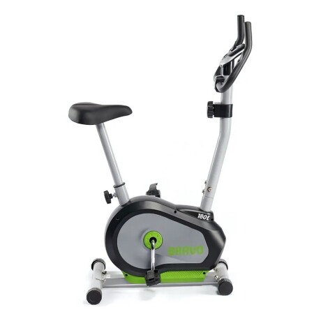 Bicicleta ergométrica Bravo 180E con freno magnético Gris/Negro
