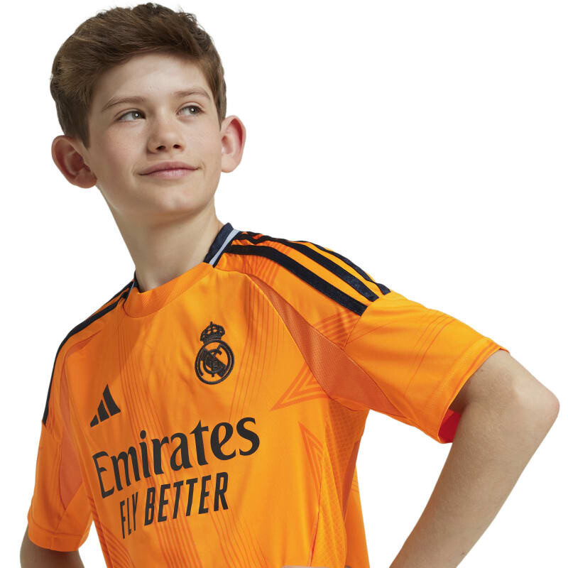 Camiseta Adidas Visitante Real Madrid 24/25 Naranja