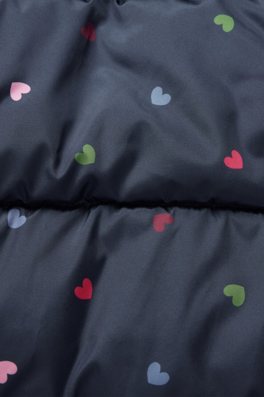 Campera Con Corderito Toddler Niña Navy Multi Hearts