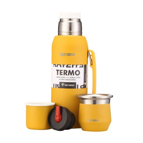 Set Acero 1LT. Mate Flap Mostaza