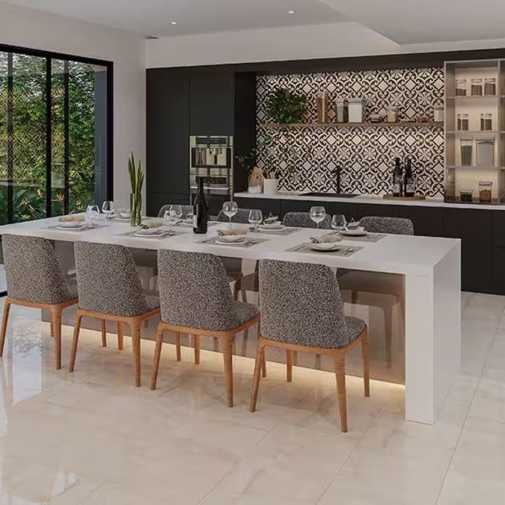 Cerámica Onix Blanco 45x45 cm Brillante Cerámica Onix Blanco 45x45 Cm Brillante