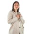 SACO CON CAPUCHA UN. BEIGE