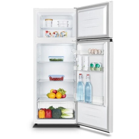 HELADERA HISENSE 2 PUERTAS 205 LITROS FREEZER SUPERIOR BLANCO NO FROST V01