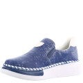 Zapatos de Mujer Bottero c/elástico Azul - Blanco