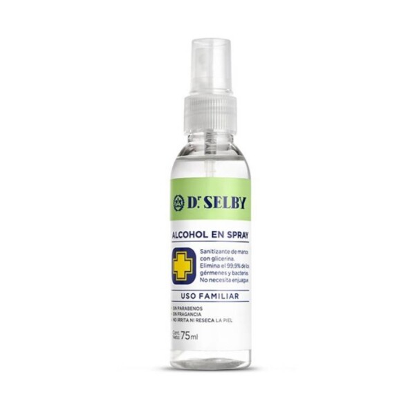 Alcohol en Spray 75ml Dr.Selby Alcohol en Spray 75ml Dr.Selby