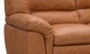 Sillon Livintus 3 Cuerpos Cuero Natural Miel