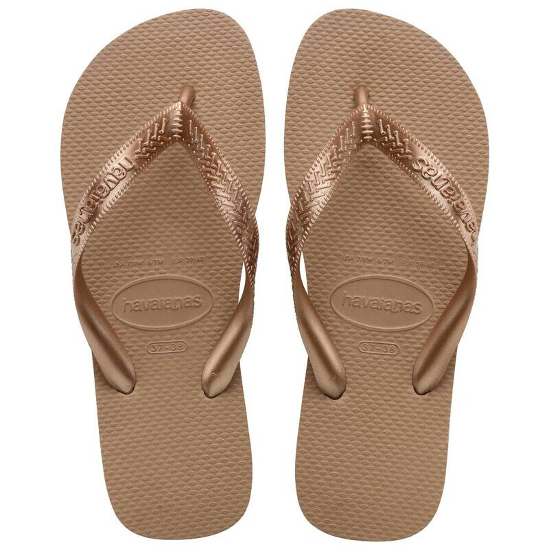 Havaiana Ojota Top Tiras Rosado Oro