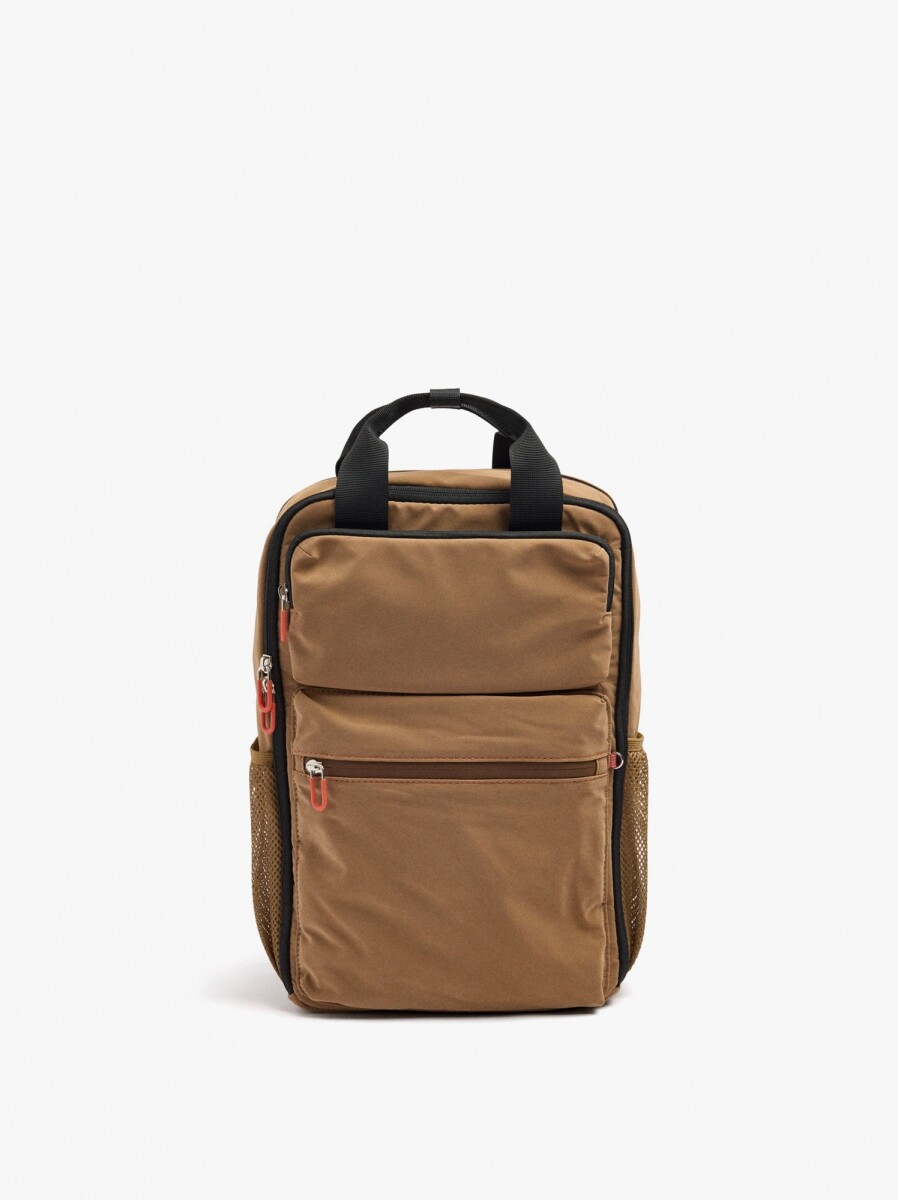 Mochila De Cabina De Nylon - camel 