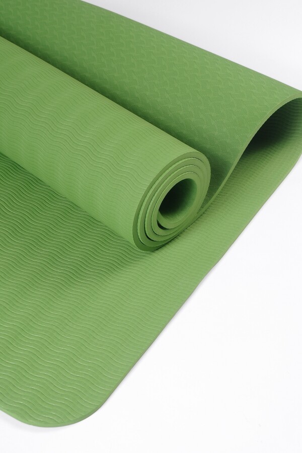 Yoga matt eco friendly verde oliva