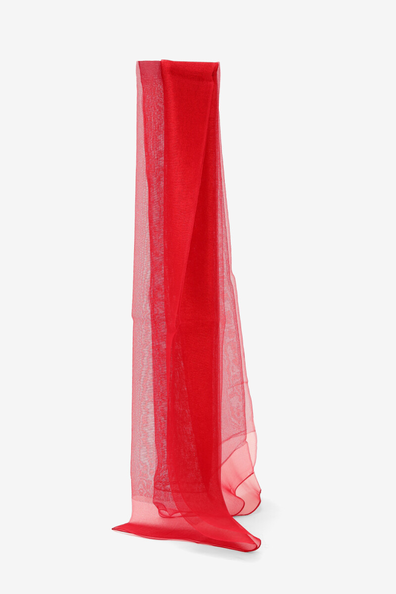 BUFANDA Rojo