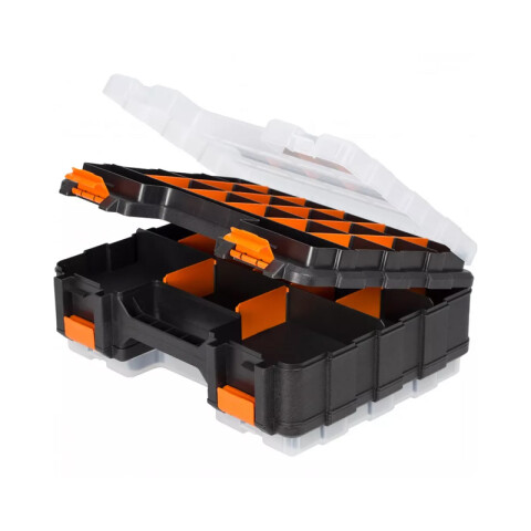 Maletín organizador doble 40 divisiones 38cm TT0086
