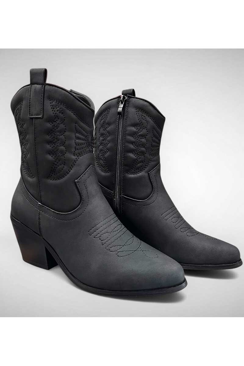 BOTA MUJER TEJANA Negro