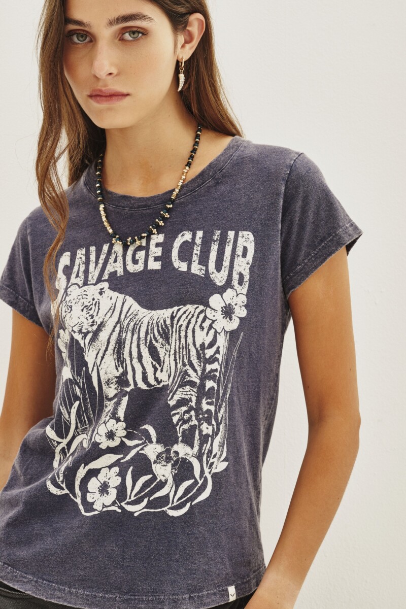 Remera Tigers Love Azul