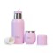 Set De Termo 750 Ml Y Mate Con Tapa brio Acero Inox Lavanda