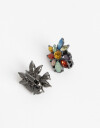Aros Clips Color Aros Clips Piedra Multicolor - Combinacion Multicolor