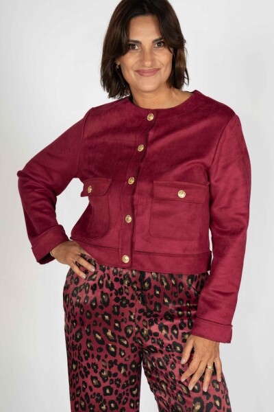 Chaqueta Oro Bordo
