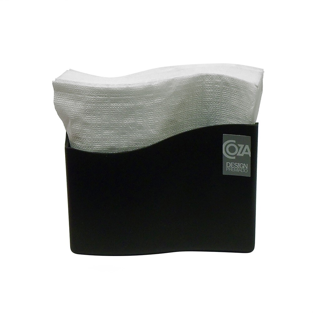Servilletero Coza Negro 13,4 x 5 x 9,5 cm SERVILLETERO 13.4X5X9.5CM COZA NEGRO