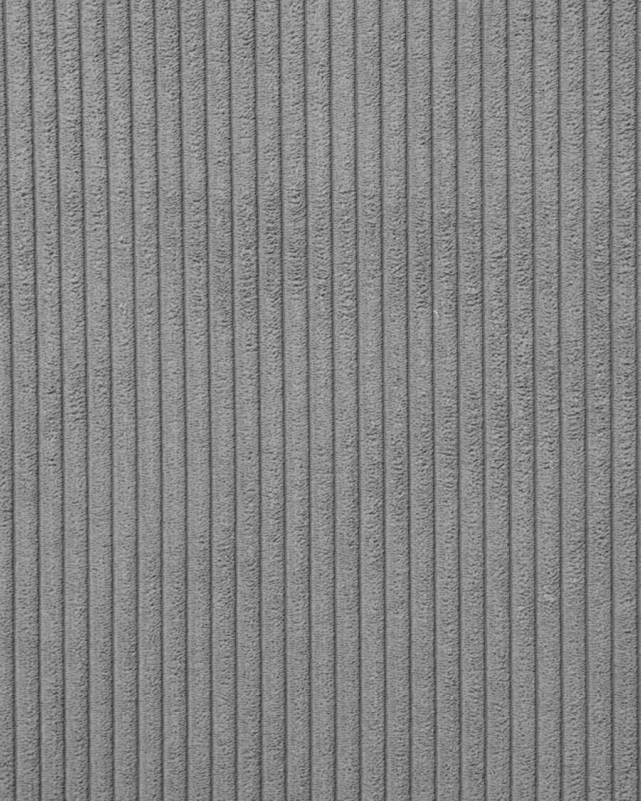 Sofá Blok 3 plazas pana gris 240 cm