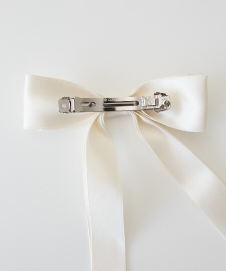 BROCHE SILKY BOW BEIGE