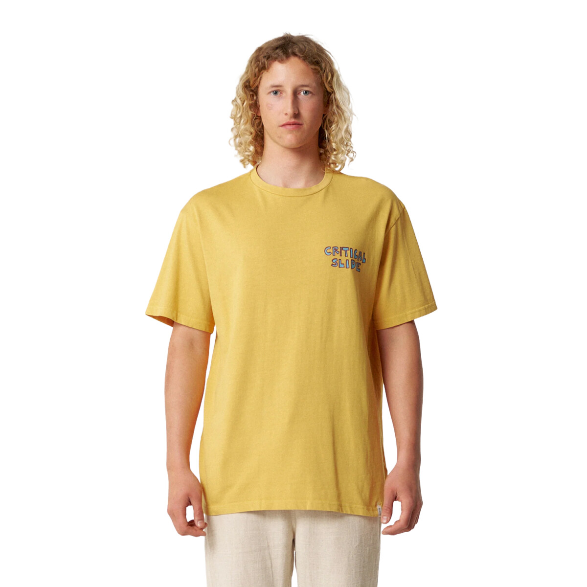 Remera Critical Slide Logger - Mostaza 