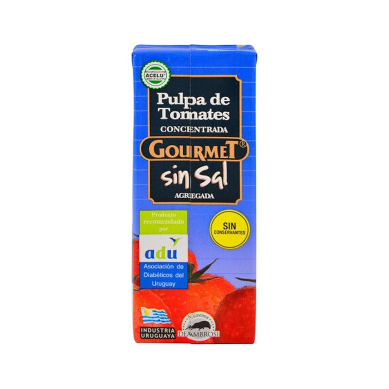 PULPA GOURMET SIN SAL 1030G Pulpa Gourmet Sin Sal 1030g