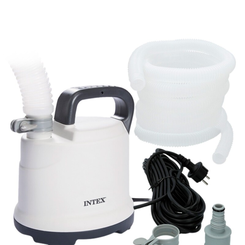 INTEX BOMBA PARA DESAGOTE PISCINA & SPA 3595 LT/HORA PROFUNDIDAD MAXIMA 1.22 MTS Intex Bomba Para Desagote Piscina & Spa 3595 Lt/hora Profundidad Maxima 1.22 Mts